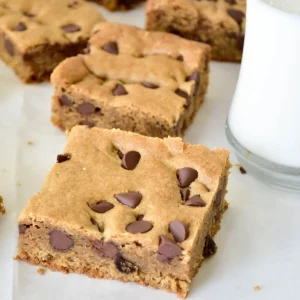 Easy Sourdough Chocolate Chip Cookie Bars